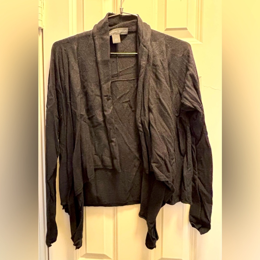 JOSEPHINE CHAUS Cardigans women
Size Large 
Color Black